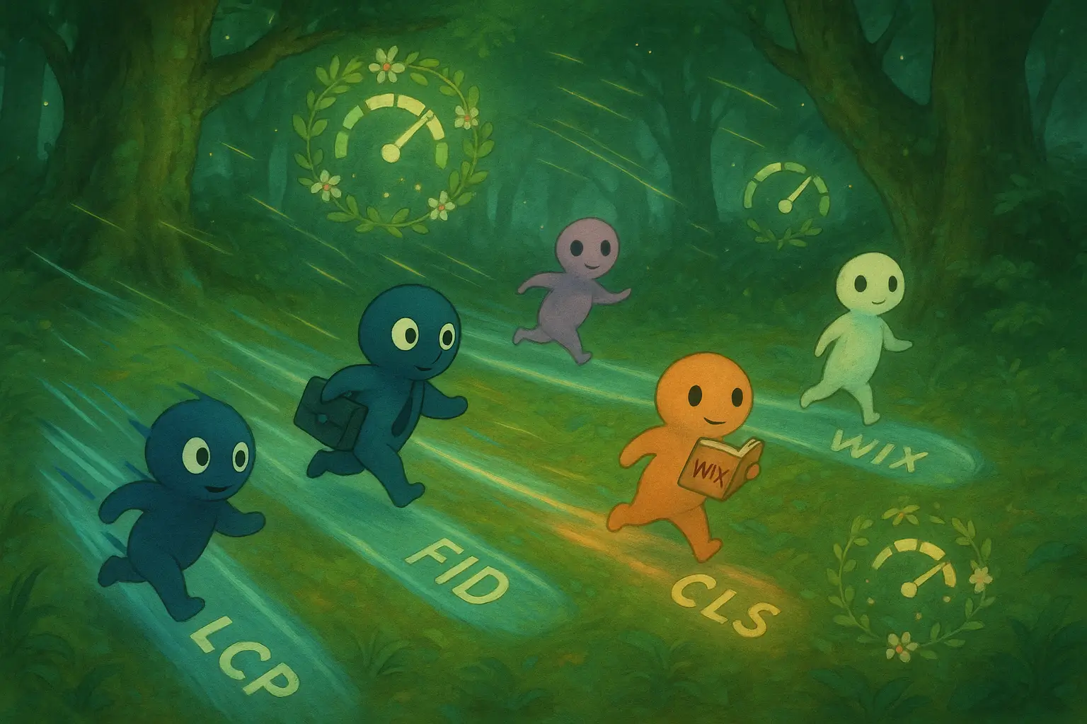 Core Web Vitals performance metrics for B2B website platforms